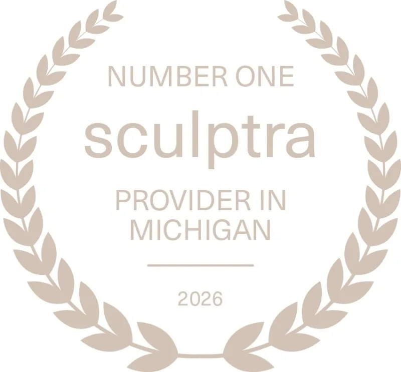 Sculptra award: Number One Provider in Michigan, 2026