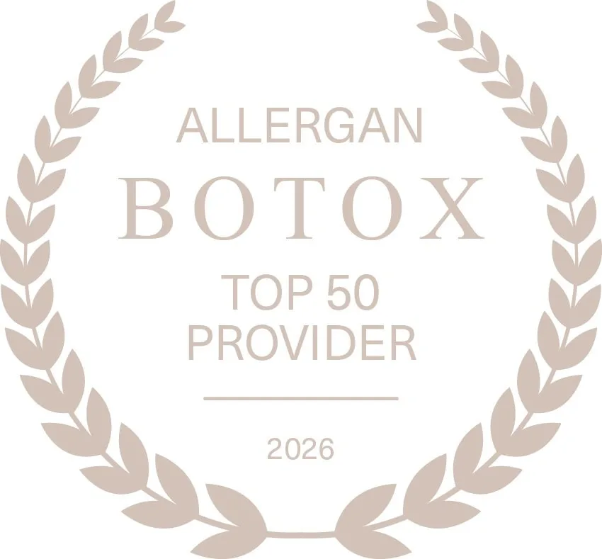 Top Botox Provider 2026 Allergan award: Botox Top 50 Provider, 2026