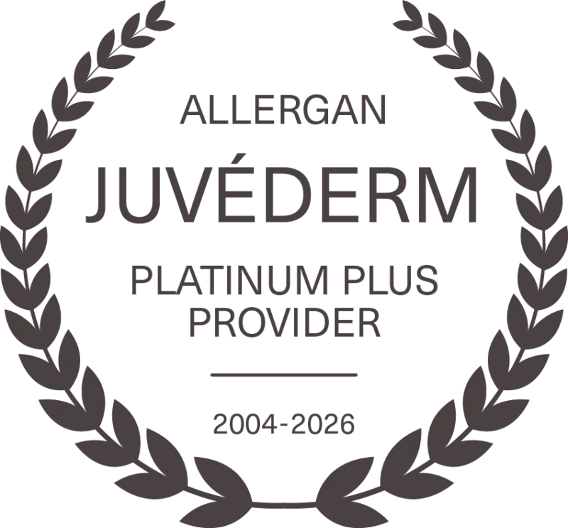 allergan-juvederm-platinum-plus-provider-b Allergan Juvéderm Platinum Plus Provider recognition earned by CSLC from 2004 through 2026.