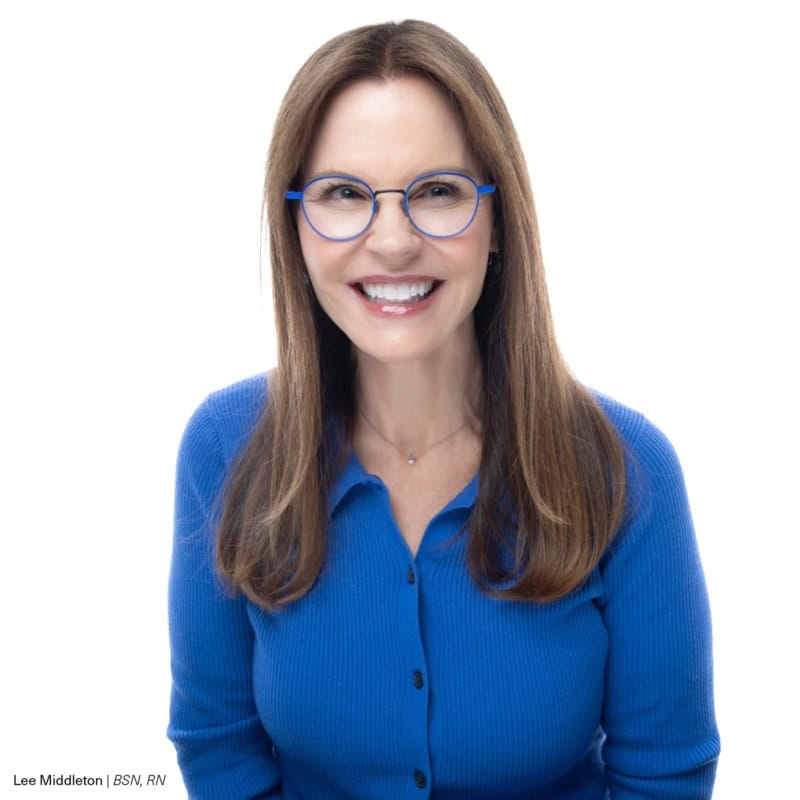 Lee Middleton, BSN, RN, Clinical Practice Development Director at Cosmetic Skin & Laser Center, advocate for menopause care and women's midlife health.