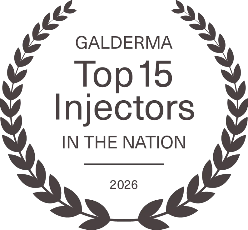galderma-top-15-injector-nation-2026-b Galderma Top 15 Injectors in the Nation recognition awarded to CSLC in 2026.