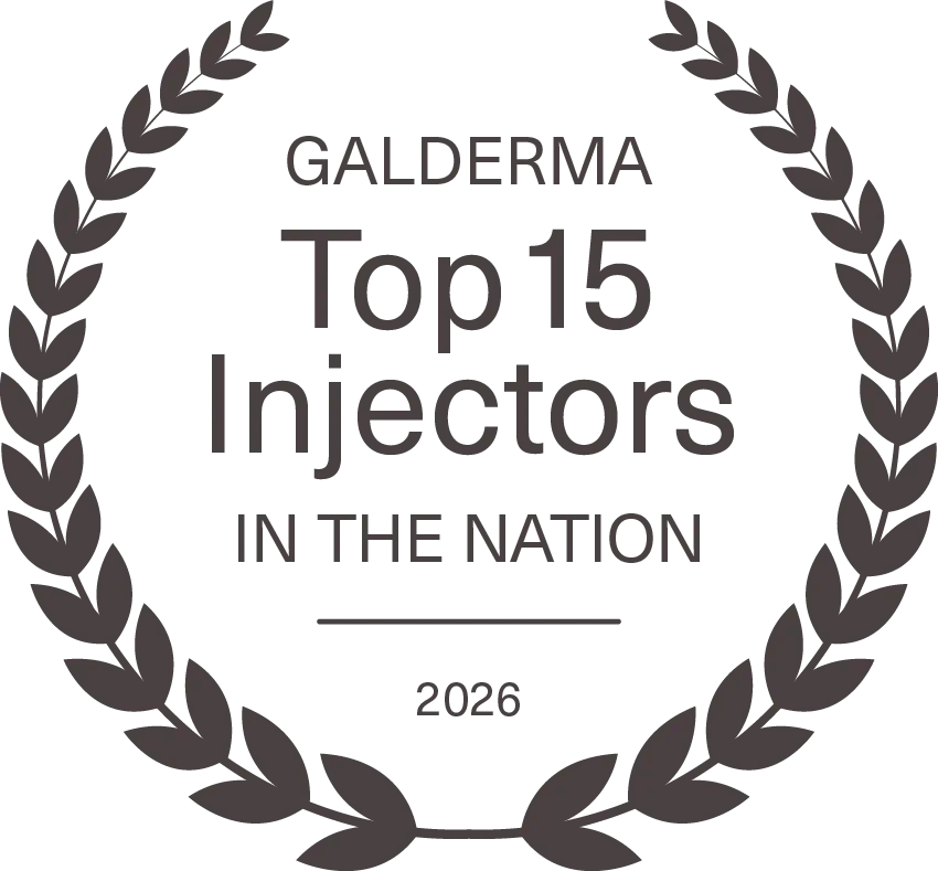 Galderma Top 15 Injectors in the Nation recognition awarded to CSLC in 2026.
