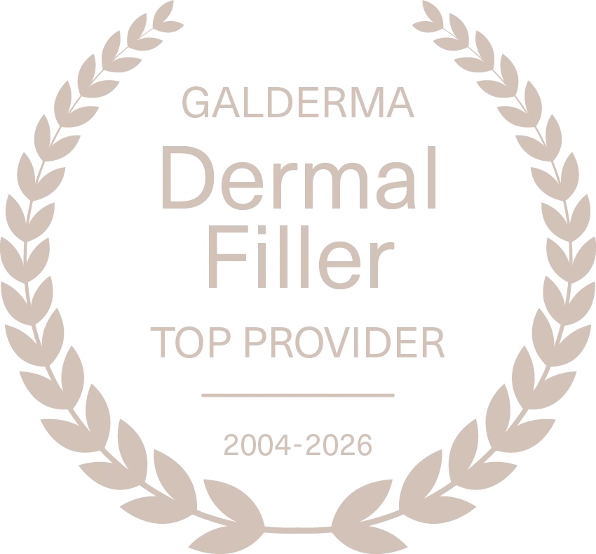 Galderma Dermal Filler Top Provider recognition earned by CSLC from 2004 through 2026.