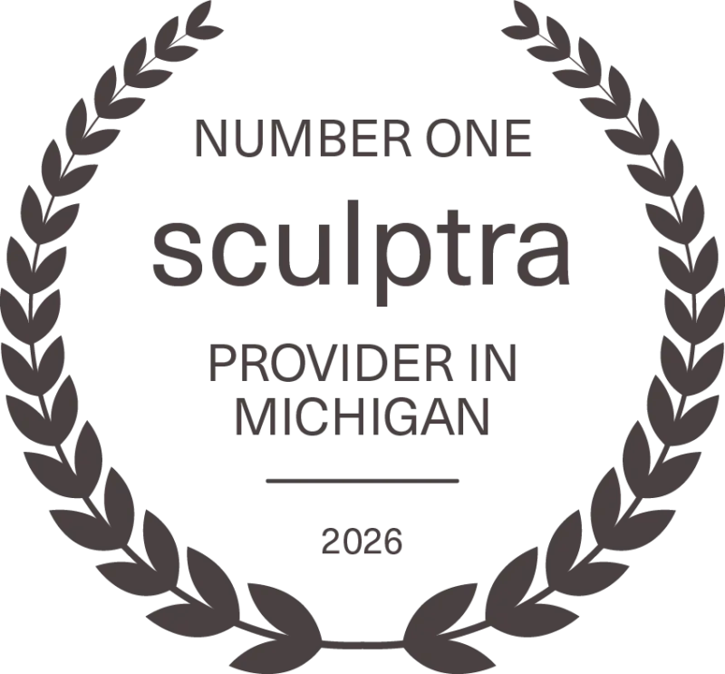 number-one-sculptra-provider-michigan-2026-b Number One Sculptra provider in Michigan, 2026 recognition awarded to CSLC.
