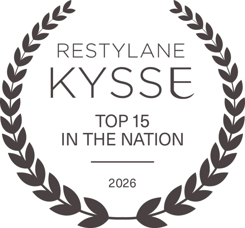 restylane-kysse-top-15-provider-nation-2026-b Restylane Kysse Top 15 Provider in the Nation recognition awarded to CSLC in 2026.