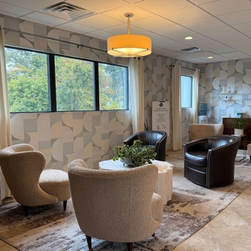 Reception area at Cosmetic Skin & Laser Center in Petoskey, MI